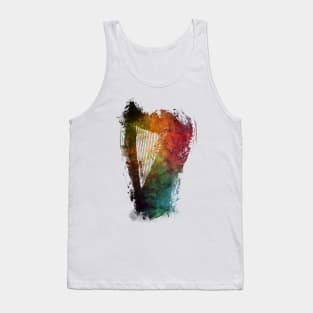 harp music instrument #harp Tank Top